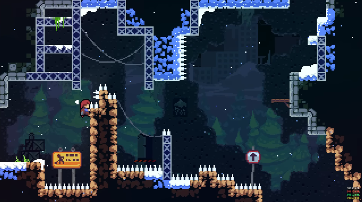 Gameplay do lado b do primeiro nível do jogo