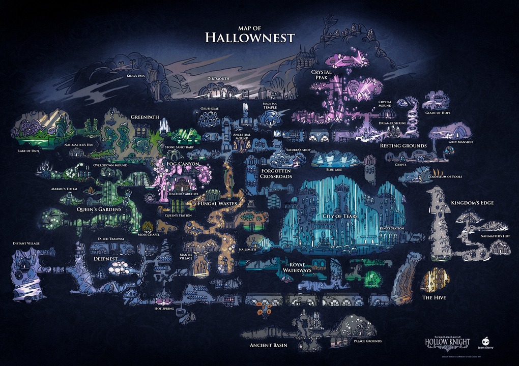 Mapa de Hollow knight