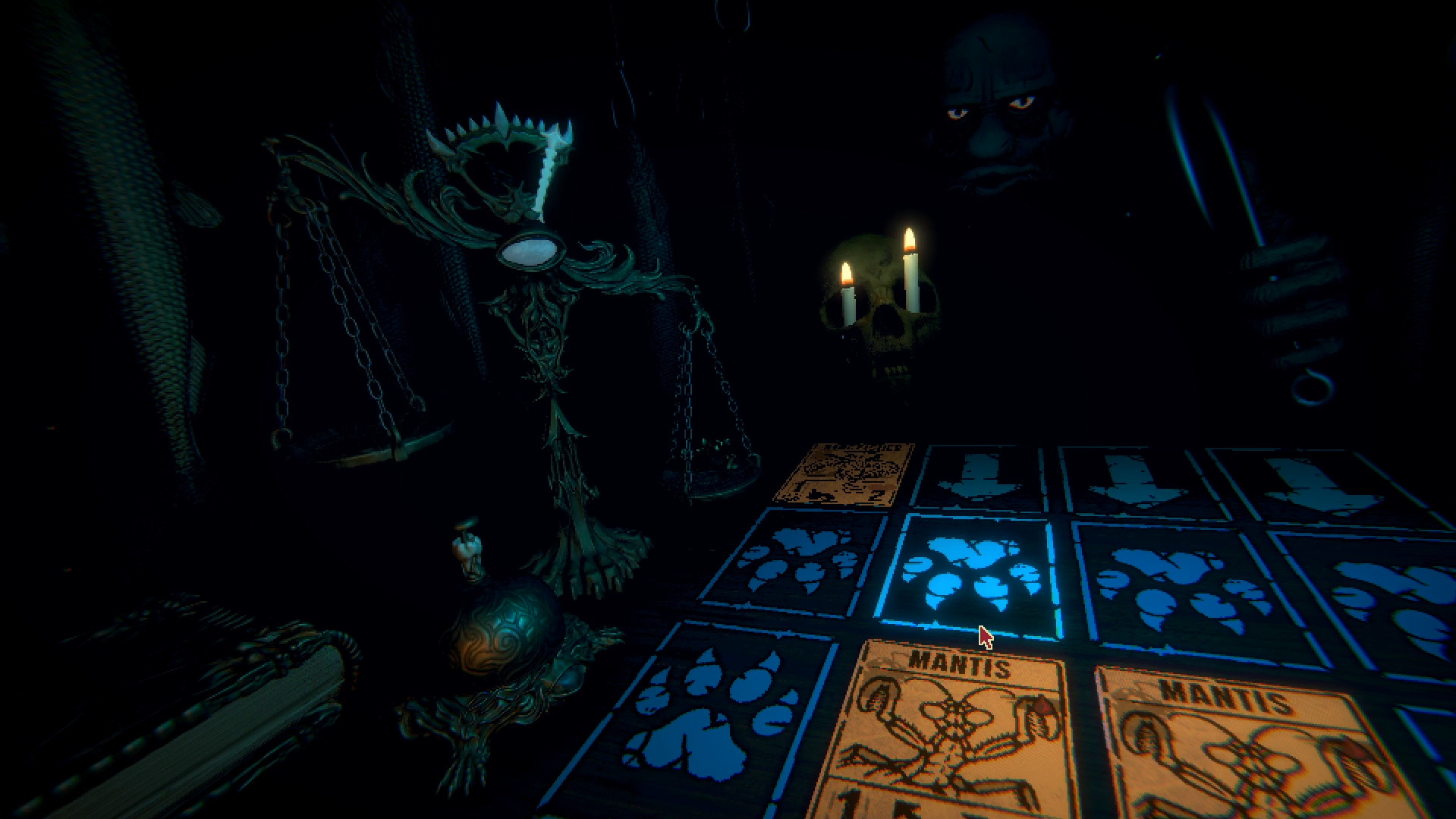 Gameplay do jogos incryption sendo mostrado o chefe pescador